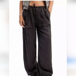 Desigual Cotton Cargo Drawstring Pants